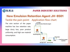 JH 8501 مساعدات الصرف الصحي الاحتفاظ تقلل من تركيز المياه البيضاء خارج الخط