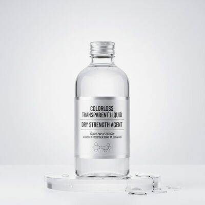 سعر جيد عامل القوة الجافة السائل الشفاف غير الملون مع العزلة الأمفوترية لتحسين قوة الشد وقوة الانفجار للورق الانترنت