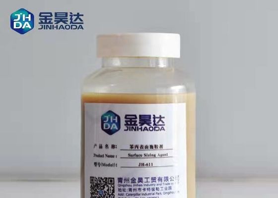 سعر جيد JHDA مقاومة الماء بنسبة 30٪ عامل تحجيم السطح الموجب في صناعة الورق الانترنت